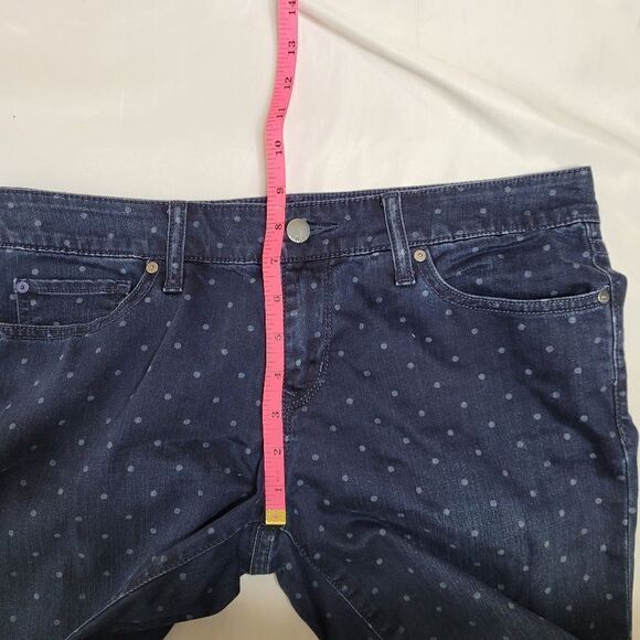 GAP dark wash polka dot retro always skinny stretch jeans 29/8 - Picture 8 of 9